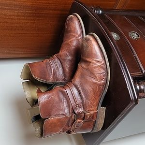 Aldo Leather Short Cowboy Boots. Size 10